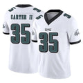 Yuxns P.Eagles #35 Michael Carter II Player White Limited Vapor F.U.S.E. Home Game Stitched Jerseys