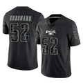 Yuxns P.Eagles #52 Jonathan Greenard Player Black Reflective Limited Home Game Stitched Jerseys