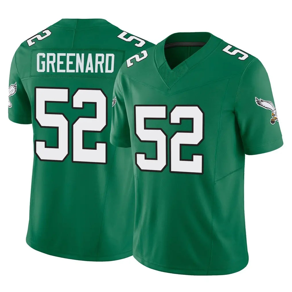 Yuxns P.Eagles #52 Jonathan Greenard Player Green Kelly Alternate Vapor F.U.S.E. Home Game Stitched Jerseys