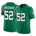 Yuxns P.Eagles #52 Jonathan Greenard Player Green Kelly Alternate Vapor F.U.S.E. Home Game Stitched Jerseys