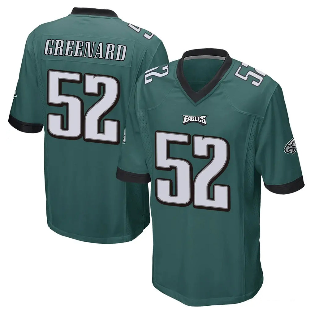 Yuxns P.Eagles #52 Jonathan Greenard Player Team Color Green Home Game Stitched Jerseys