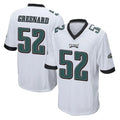 Yuxns P.Eagles #52 Jonathan Greenard Player White Home Game Stitched Jerseys