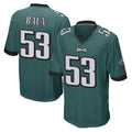Yuxns P.Eagles #53 Zack Baun Player Team Color Green Home Game Stitched Jerseys