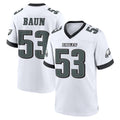 Yuxns P.Eagles #53 Zack Baun Player White Game Home Stitched Jerseys