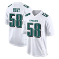 Yuxns P.Eagles #58 Jalyx Hunt Player White Tundra Fashion Home Game Stitched Jerseys