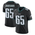 Yuxns P.Eagles #65 Lane Johnson Player Black Limited Vapor Untouchable Home Game Stitched Jerseys