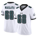 Yuxns P.Eagles #68 Jordan Mailata Player White Limited Vapor F.U.S.E. Home Game Stitched Jerseys
