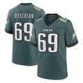 Yuxns P.Eagles #69 Landon Dickerson Player Green Home Game Stitched Jerseys