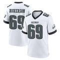 Yuxns P.Eagles #69 Landon Dickerson Player White Game Home Stitched Jerseys