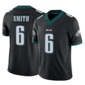 Yuxns P.Eagles #6 DeVonta Smith Player Black Limited Vapor F.U.S.E. Home Game Stitched Jerseys