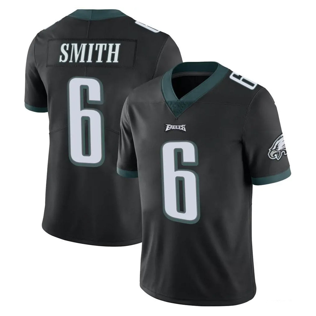 Yuxns P.Eagles #6 DeVonta Smith Player Black Limited Vapor Untouchable Home Game Stitched Jerseys