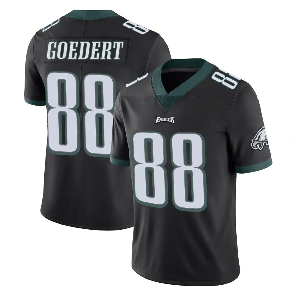 Yuxns P.Eagles #88 Dallas Goedert Player Black Limited Vapor Untouchable Home Game Stitched Jerseys