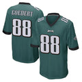 Yuxns P.Eagles #88 Dallas Goedert Player Team Color Green Home Game Stitched Jerseys
