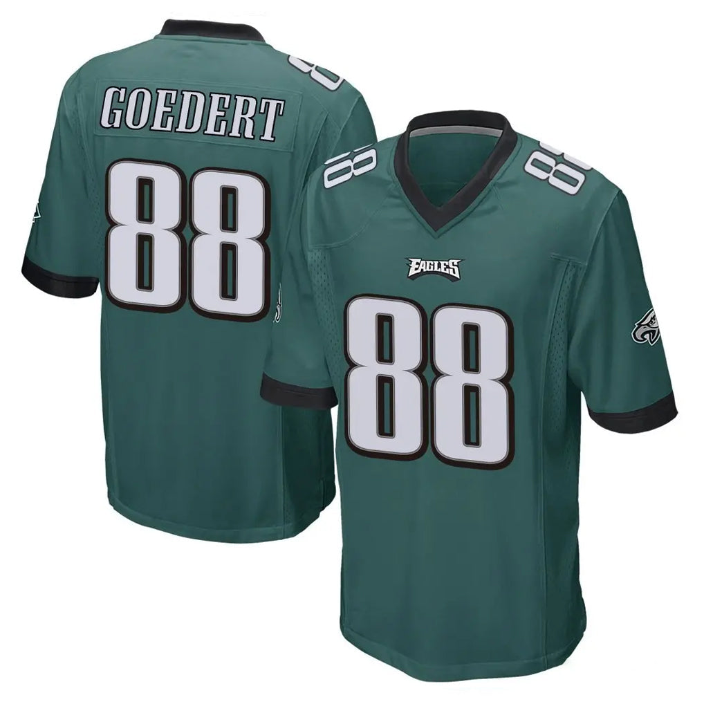 Yuxns P.Eagles #88 Dallas Goedert Player Team Color Green Home Game Stitched Jerseys