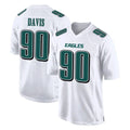 Yuxns P.Eagles #90 Jordan Davis Player White Tundra Fashion Home Game Stitched Jerseys