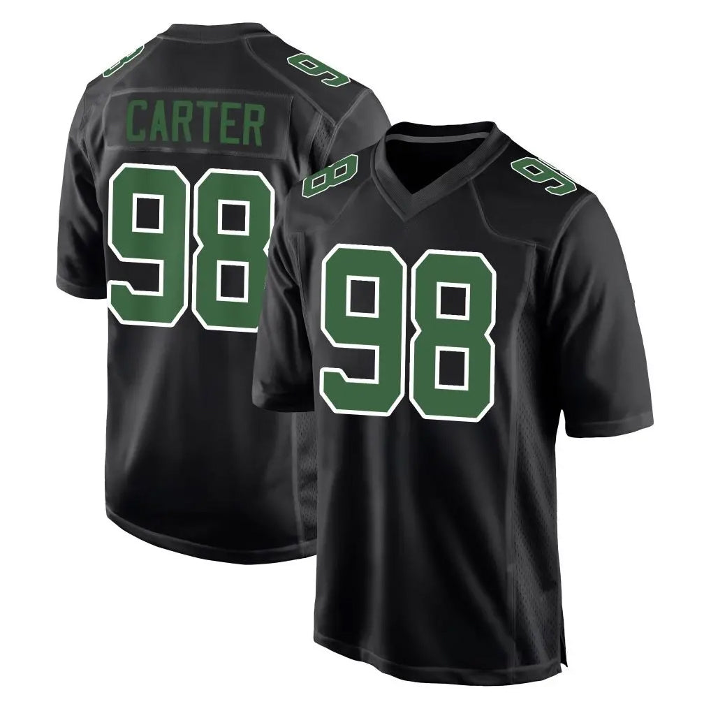 Yuxns P.Eagles #98 Jalen Carter Player Carbon Green Fashion Home Game Stitched Jerseys