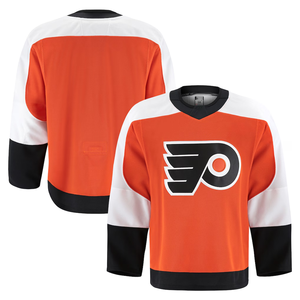 Yuxns P.Flyers Orange Home Authentic Pro Jerseys