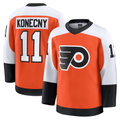 Yuxns P.Flyers #11 Travis Konecny Burnt Orange Home Premium Jerseys