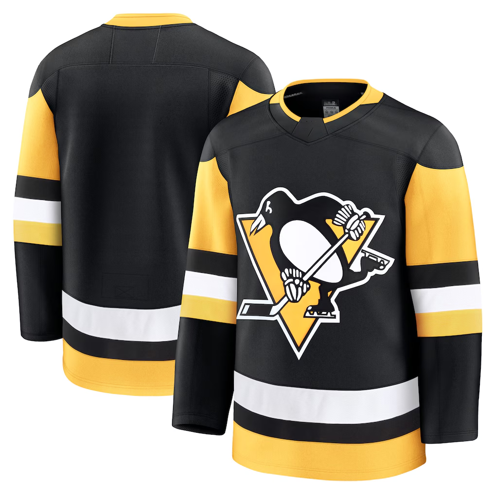 Yuxns P.Penguins Black 2024 Military Appreciation Practice Jerseys