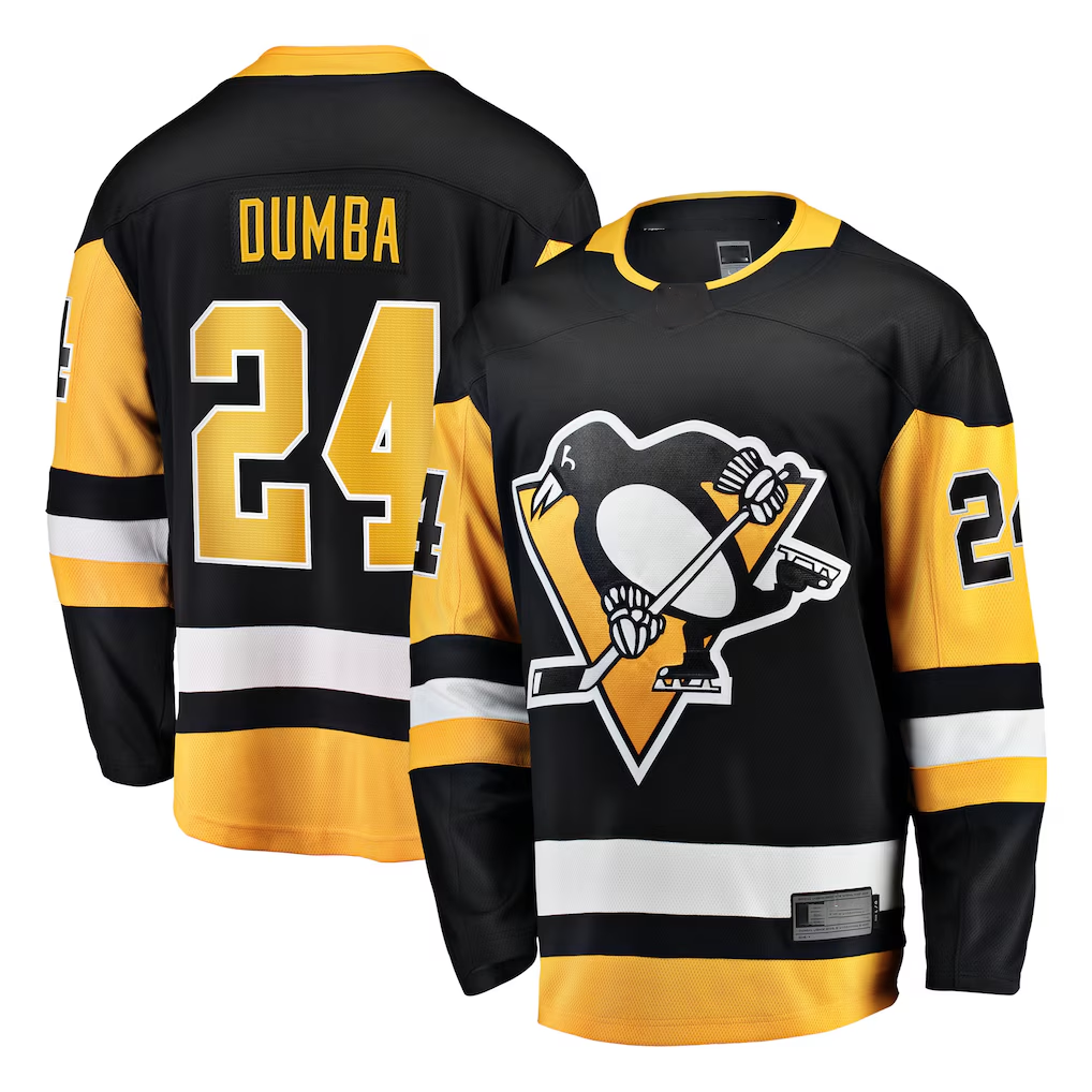 Yuxns P.Penguins #24 Matt Dumba Black Home Breakaway Jerseys