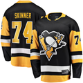 Yuxns P.Penguins #74 Stuart Skinner Black Home Breakaway Jerseys
