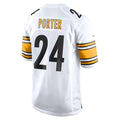 Yuxns P.Steelers #24 Joey Porter Jr. White Away Game Stitched Jerseys
