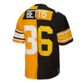Yuxns P.Steelers #36 Jerome Bettis Mitchell & Ness BlackGold 1996 Split Legacy Replica Puhic Stitched Jerseys
