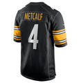 Yuxns P.Steelers #4 DK Metcalf Player Black Game Stitched Jerseys
