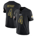 Yuxns P.Steelers #4 DK Metcalf Player Black Impact Limited Home Game Stitched Jerseys