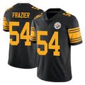 Yuxns P.Steelers #54 Zach Frazier Player Black Limited Color Rush Home Game Stitched Jerseys