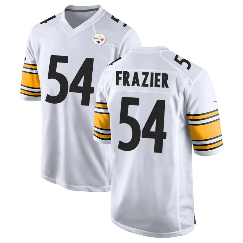 Yuxns P.Steelers #54 Zach Frazier Player White Home Game Stitched Jerseys