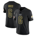 Yuxns P.Steelers #6 Patrick Queen Player Black Impact Limited Home Game Stitched Jerseys