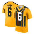 Yuxns P.Steelers #6 Patrick Queen Player Gold Legend Limited 1933 Throwback Performance Home Game Stitched Jerseys
