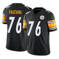 Yuxns P.Steelers #76 Troy Fautanu Player Black Limited Vapor F.U.S.E. Home Game Stitched Jerseys