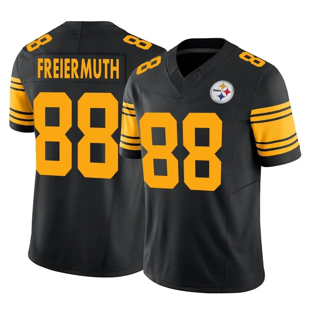 Yuxns P.Steelers #88 Pat Freiermuth Player Black Limited 2nd Alternate Vapor F.U.S.E. Home Game Stitched Jerseys