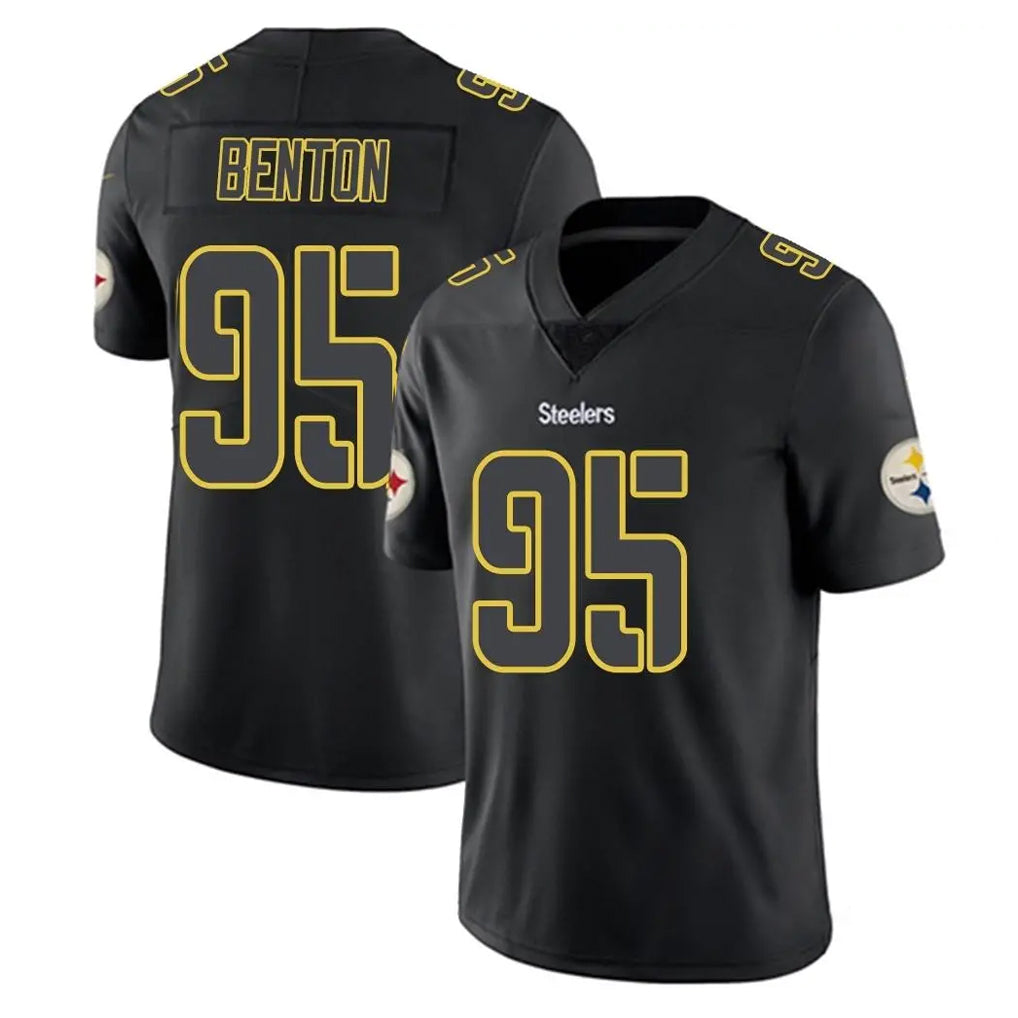 Yuxns P.Steelers #95 Keeanu Benton Player Black Impact Limited Home Game Stitched Jerseys