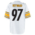 Yuxns P.Steelers #97 Cameron Heyward Player White Game Stitched Jerseys