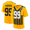 Yuxns P.Steelers #99 Derrick Harmon Player Gold Limited 1933 Throwback Home Game Stitched Jerseys