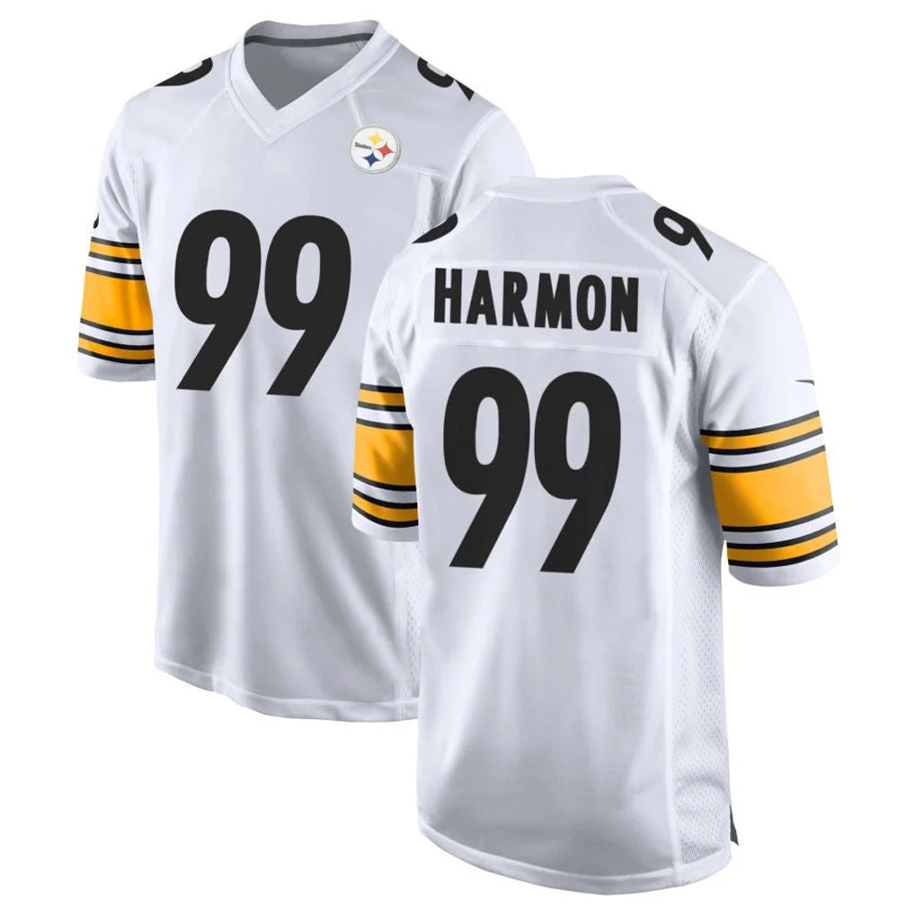 Yuxns P.Steelers #99 Derrick Harmon Player White Home Game Stitched Jerseys