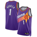 Yuxns P.Suns #1 Devin Booker Purple Swingman Stitched Jerseys- Classic Edition