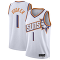 Yuxns P.Suns #1 Devin Booker White Swingman Stitched Jerseys - Association Edition