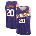 Yuxns P.Suns #20 Rasheer Purple Fast Break Replica Stitched Jerseys - Icon Edition