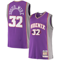 Yuxns P.Suns #32 Amar'e Stoudemire Mitchell & Ness Purple Hardwood Classics Authentic Stitched Jerseys