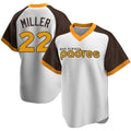 Yuxns S.Diego Padres #22 Mason Miller Player White Home Cooperstown Collection Replica Game Stitched Jerseys