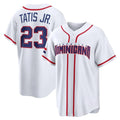 Yuxns S.Diego Padres #23 Fernando Tatis Jr Player White 2026 World Classic Home Limited Stitched Jerseys