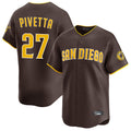Yuxns S.Diego Padres #27 Nick Pivetta Player Brown Home Limited Stitched Jerseys