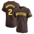 Yuxns S.Diego Padres #2 Xander Bogaerts Player Brown Home Limited Elite Stitched Jerseys