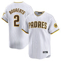 Yuxns S.Diego Padres #2 Xander Bogaerts Player White Home Limited Stitched Jerseys