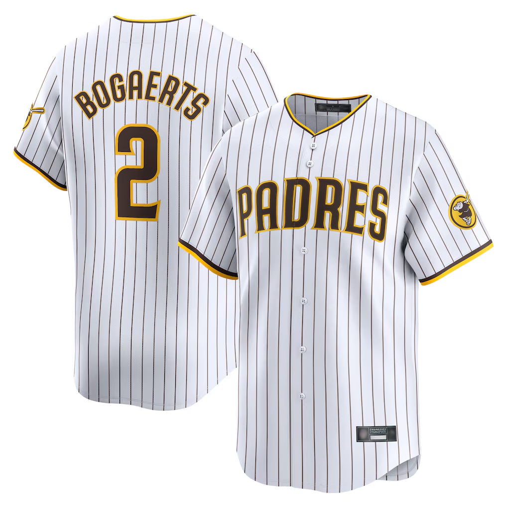 Yuxns S.Diego Padres #2 Xander Bogaerts Player White Home Limited Stitched Jerseys
