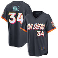 Yuxns S.Diego Padres #34 Michael King Player Obsidian 2026 City Connect Home Limited T-shirt Stitched Jerseys